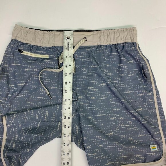 Vuori Men's Banks 6 Inch Elastic Waist Drawstring Print‎ Shorts Size S - Picture 9 of 10